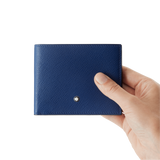 Montblanc, Sartorial, Portemonnaie 6cc, Blau