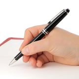 Montblanc, Rollerball, Meisterstück, Platiniert, Classique, Schwarz - Schreib und Stil