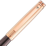 Waldmann, Füller, Tuscany, Linien Design, Rosegold PVD Schoko