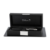 Waldmann, Rollerball, Chess, Pyramid Design, Silber Lack Schwarz