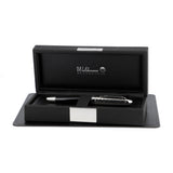 Waldmann, Rollerball, Précieux, Diamantschnitt, Silber, Lack Schwarz - Schreib und Stil