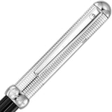 Waldmann, Füller, Chess, Pyramid Design, Silber, Lack Schwarz