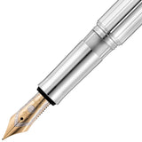Waldmann, Kolbenfüller, Manager, Linien Design, Gold, Silber - Schreib und Stil