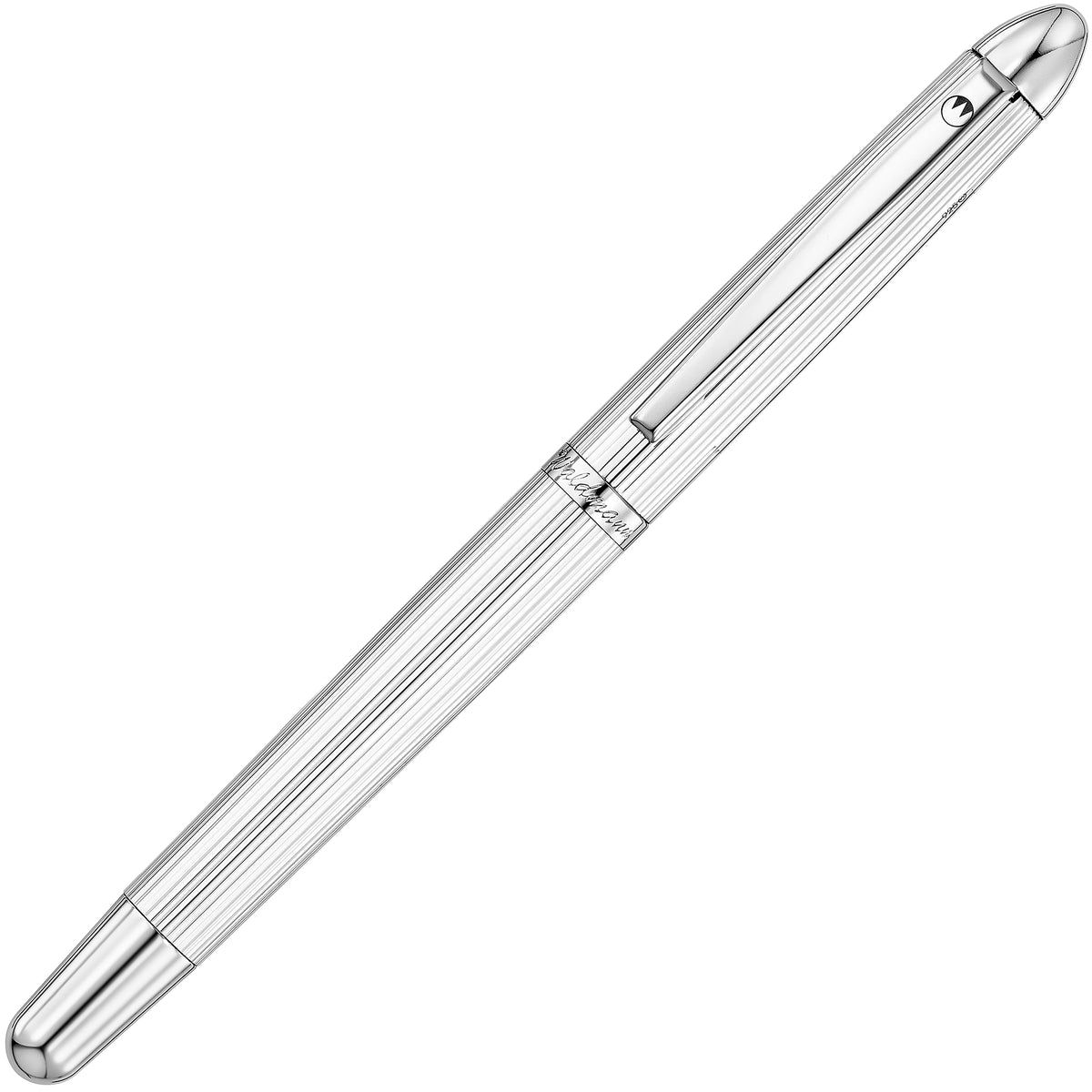 Waldmann, Füller, Pocket, Linien Design, Gold, Silber - Schreib und Stil