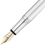 Waldmann, Füller, Pocket, Linien Design, Gold, Silber - Schreib und Stil