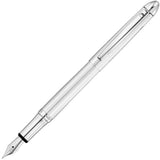 Waldmann, Füller, Pocket, Linien Design, Silber - Schreib und Stil