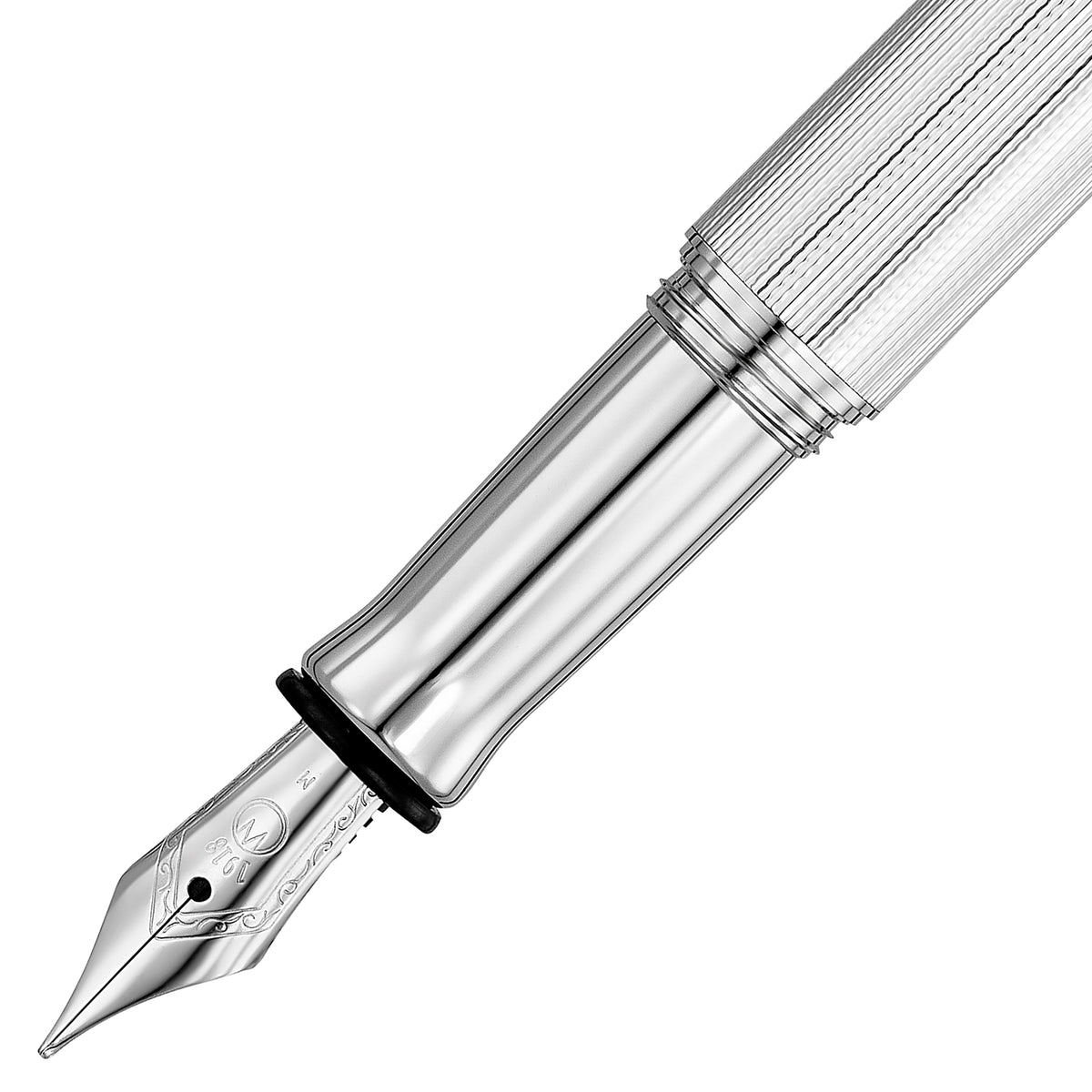 Waldmann, Füller, Tango, Korn Design, Silber - Schreib und Stil