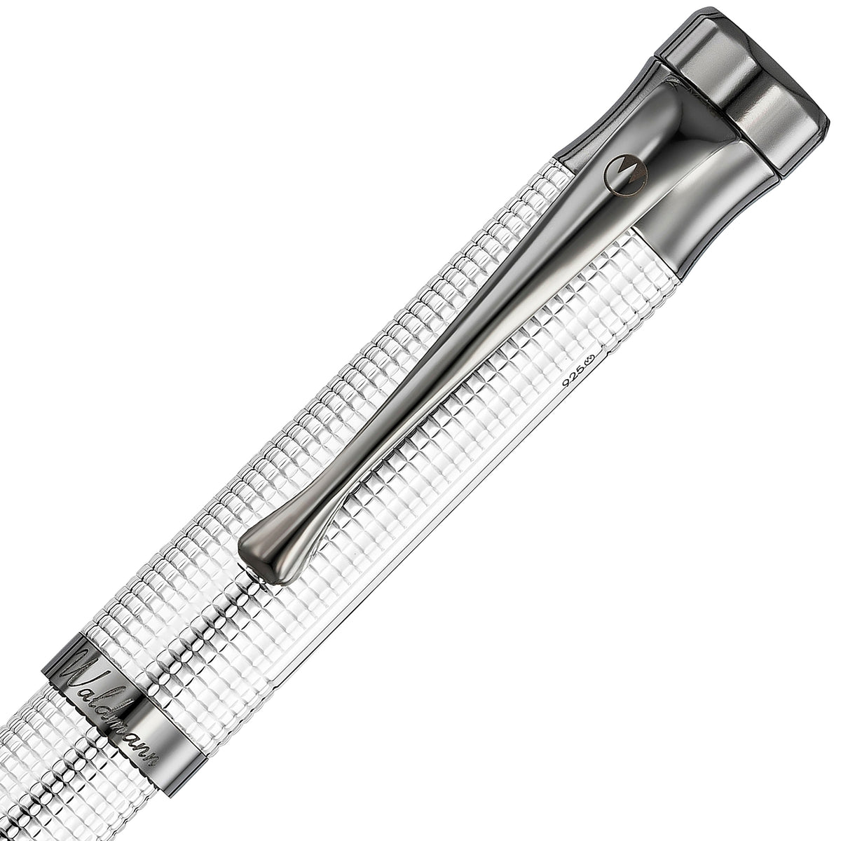 Waldmann, Füller, Tango, Pyramid Design, Silber - Schreib und Stil