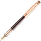 Waldmann, Füller, Tuscany, Linien Design, Gold, Roségold PVD Schoko