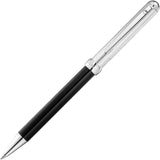 Waldmann, Kugelschreiber, Chess, Pyramid Design, Silber Lack Schwarz - Schreib und Stil