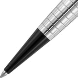 Waldmann, Kugelschreiber, Concorde, Quadrat Design, PVD Schwarz