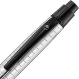 Waldmann, Kugelschreiber, Concorde, Quadrat Design, PVD Schwarz