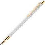 Waldmann, Kugelschreiber, Eco, Korn Design, Silber, Beschlagteile Gold Plattiert - Schreib und Stil