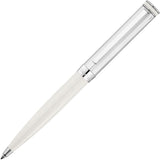 Waldmann, Kugelschreiber, Edelfeder, Korn Design, Silber Lack Champagner