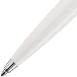 Waldmann, Kugelschreiber, Edelfeder, Korn Design, Silber Lack Champagner