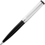 Waldmann, Kugelschreiber, Edelfeder, Korn Design, Silber Lack Schwarz - Schreib und Stil