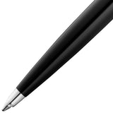 Waldmann, Kugelschreiber, Pocket, Linien Design, Silber Lack Schwarz - Schreib und Stil