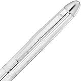 Waldmann, Kugelschreiber, Pocket, Linien Design, Silber - Schreib und Stil