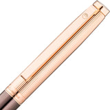 Waldmann, Kugelschreiber, Tuscany, Linien Design, Roségold PVD Schoko