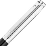 Waldmann, Kugelschreiber, Tuscany, Linien Design, Silber Lack Schwarz - Schreib und Stil