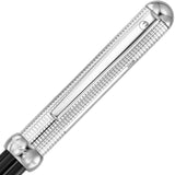 Waldmann, Rollerball, Chess, Pyramid Design, Silber Lack Schwarz