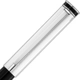 Waldmann, Rollerball, Edelfeder, Korn Design, Silber Lack Schwarz - Schreib und Stil