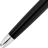 Waldmann, Rollerball, Précieux, Diamantschnitt, Silber, Lack Schwarz - Schreib und Stil