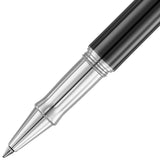 Waldmann, Rollerball, Tuscany, Linien Design, Silber Lack Schwarz - Schreib und Stil