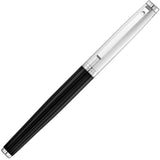 Waldmann, Rollerball, Tuscany, Linien Design, Silber Lack Schwarz - Schreib und Stil