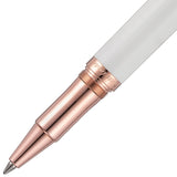 Waldmann, Rollerball, Xetra, Vienna Lady, Lack Weiß, Handgravur, Roségold - Schreib und Stil