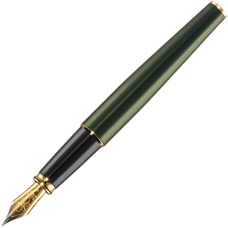 Diplomat, Füller, Excellence A2, Evergreen, Vergoldet
