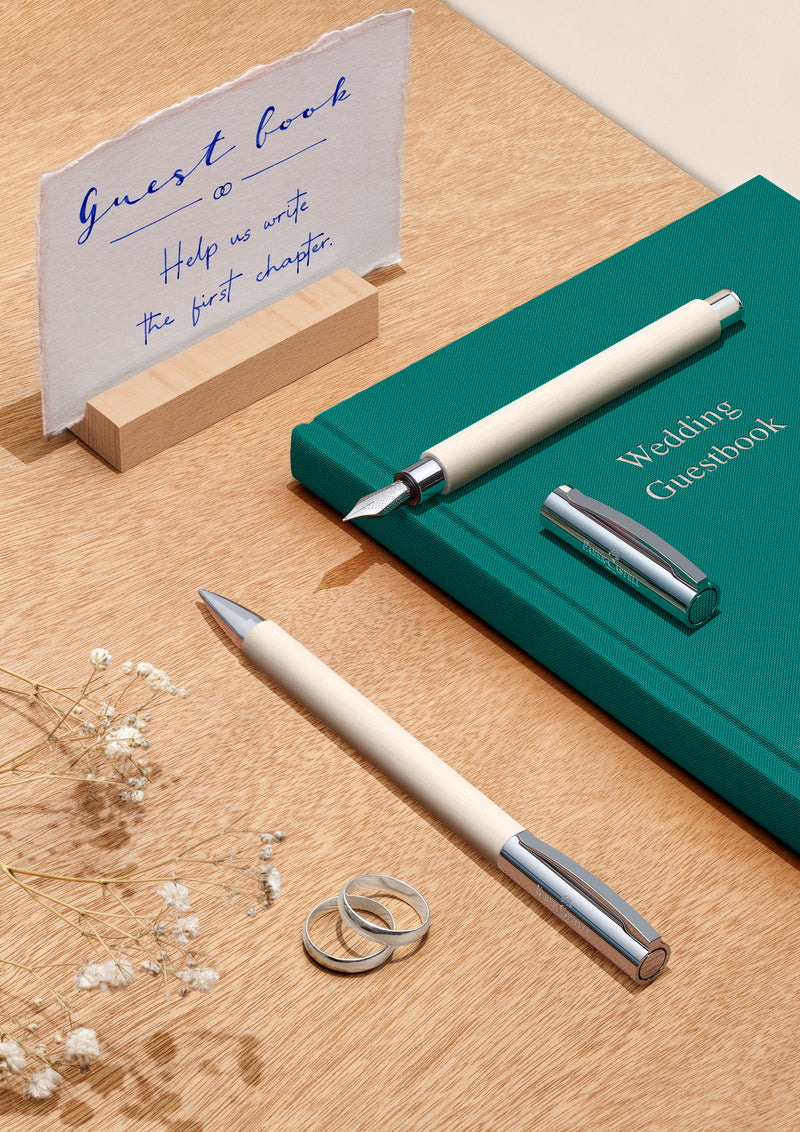 Faber-Castell, Füller, Ambition Edelharz, Cinematic White