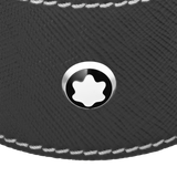 Montblanc, Runde Schreibtischablage aus schwarzem Leder (klein) - Schreib und Stil