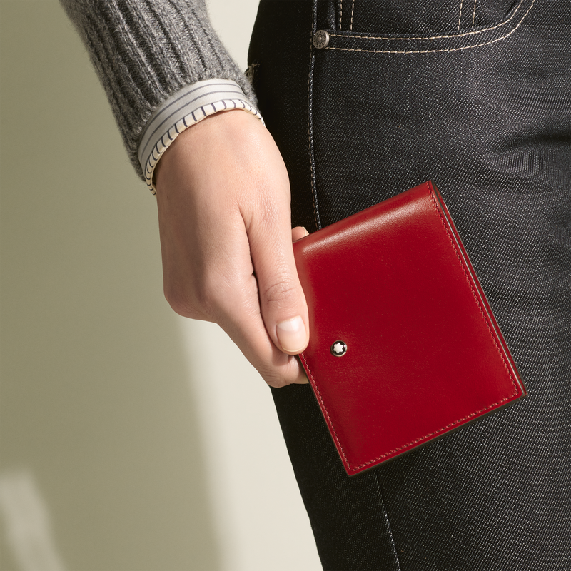 Montblanc, Meisterstück, Brieftasche 6 cc, rot