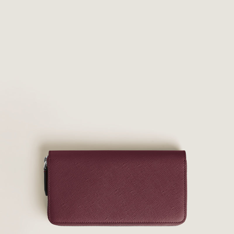 Montblanc, Sartorial, Brieftasche 12 cc mit umlaufendem Reißverschluss, rot