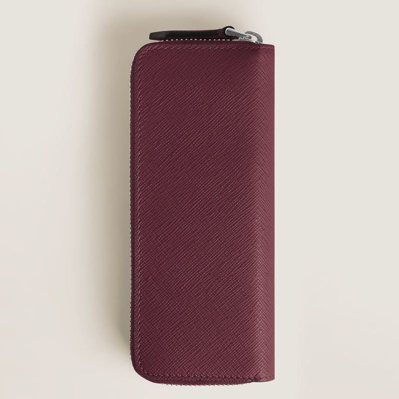 Montblanc, Sartorial, Etui für 2 Schreibgerät mit Reißverschluss, rot