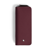 Montblanc, Sartorial, Etui für 2 Schreibgerät mit Reißverschluss, rot