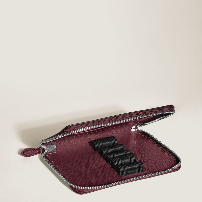 Montblanc, Sartorial, Etui für 5 Schreibgerät mit Reißverschluss, rot