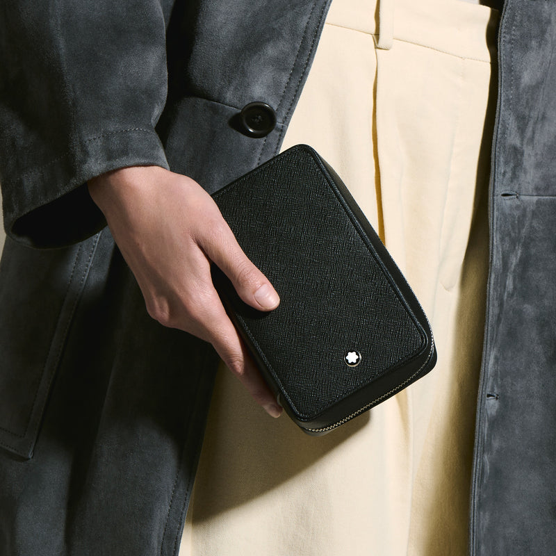 Montblanc, Sartorial, Etui für 8 Schreibgerät mit Reißverschluss, Schwarz