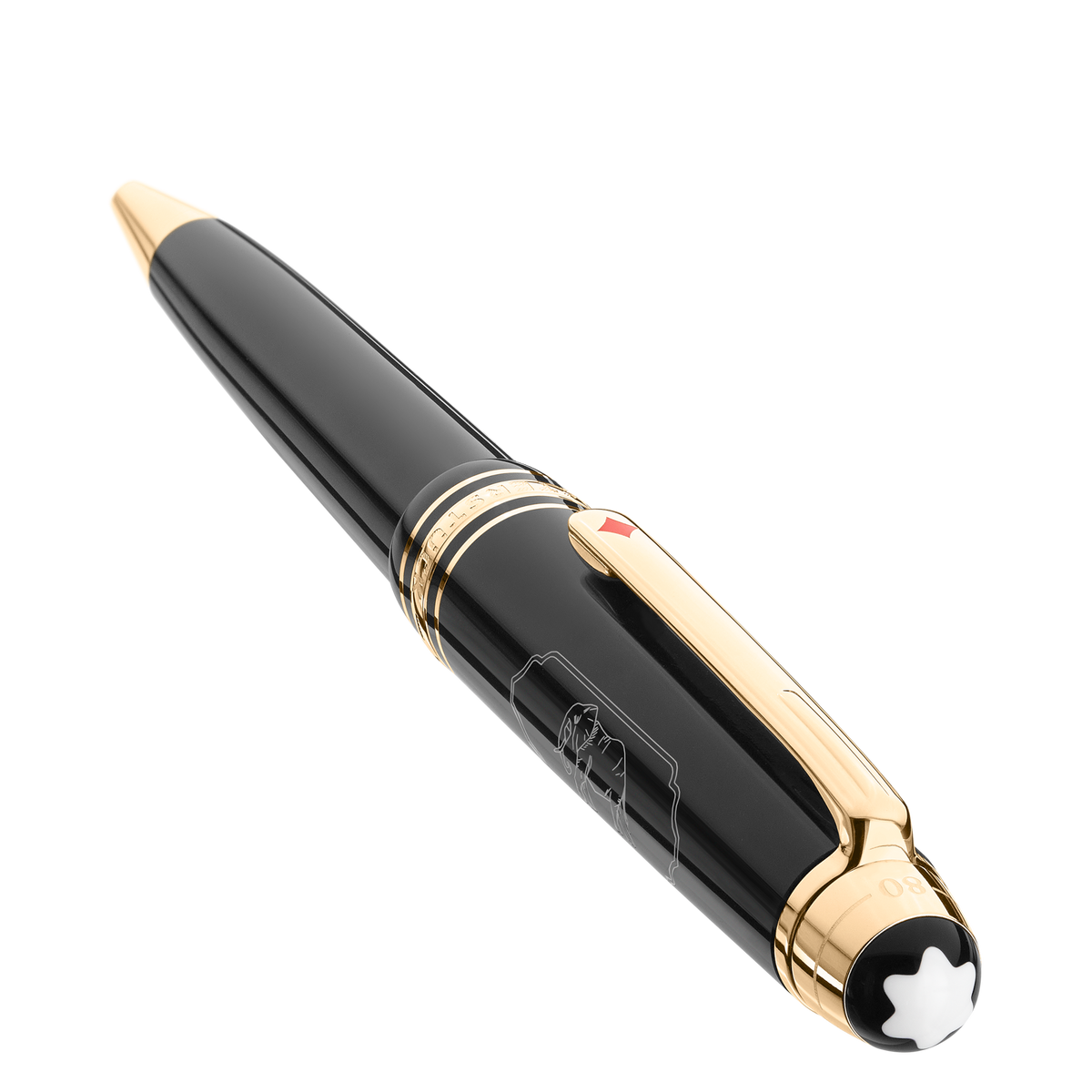 Montblanc, Kugelschreiber, Meisterstück, Around the World in 80 Days, Midsize, Anthrazit - Schreib und Stil