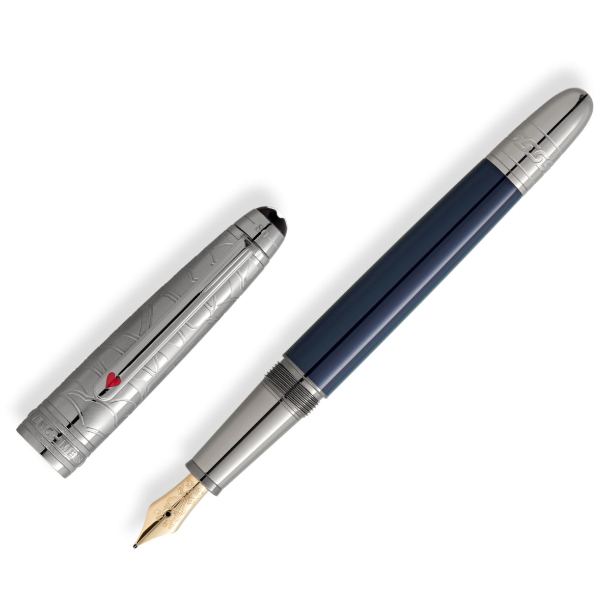 Montblanc, Füller, Meisterstück Around The World in 80 Days, Doué Classique, Dunkelblau - Schreib und Stil