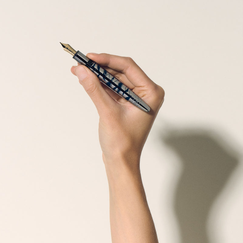Montblanc, Füller, Meisterstück Around The World in 80 Days, Solitaire LeGrand, Dunkelblau