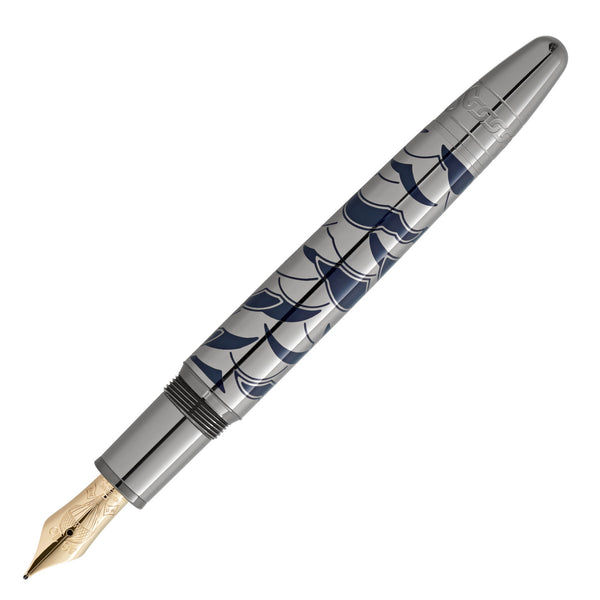 Montblanc, Füller, Meisterstück Around The World in 80 Days, Solitaire LeGrand, Dunkelblau