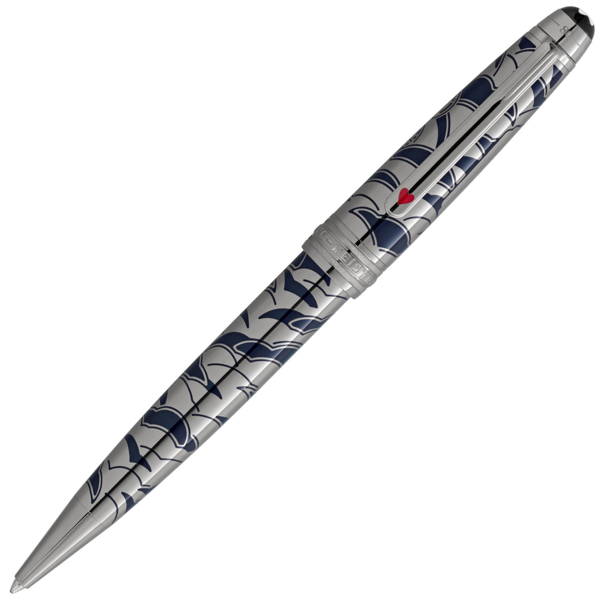 Montblanc, Kugelschreiber, Meisterstück Around The World in 80 Days, Solitaire Midsize, Dunkelblau