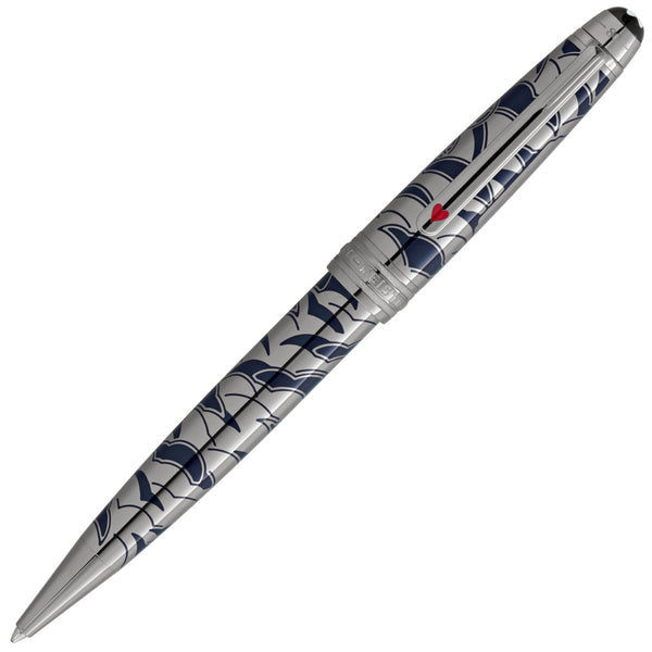 Montblanc, Kugelschreiber, Meisterstück Around The World in 80 Days, Solitaire Midsize, Dunkelblau