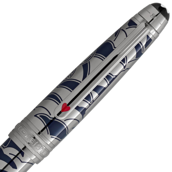 Montblanc, Kugelschreiber, Meisterstück Around The World in 80 Days, Solitaire Midsize, Dunkelblau