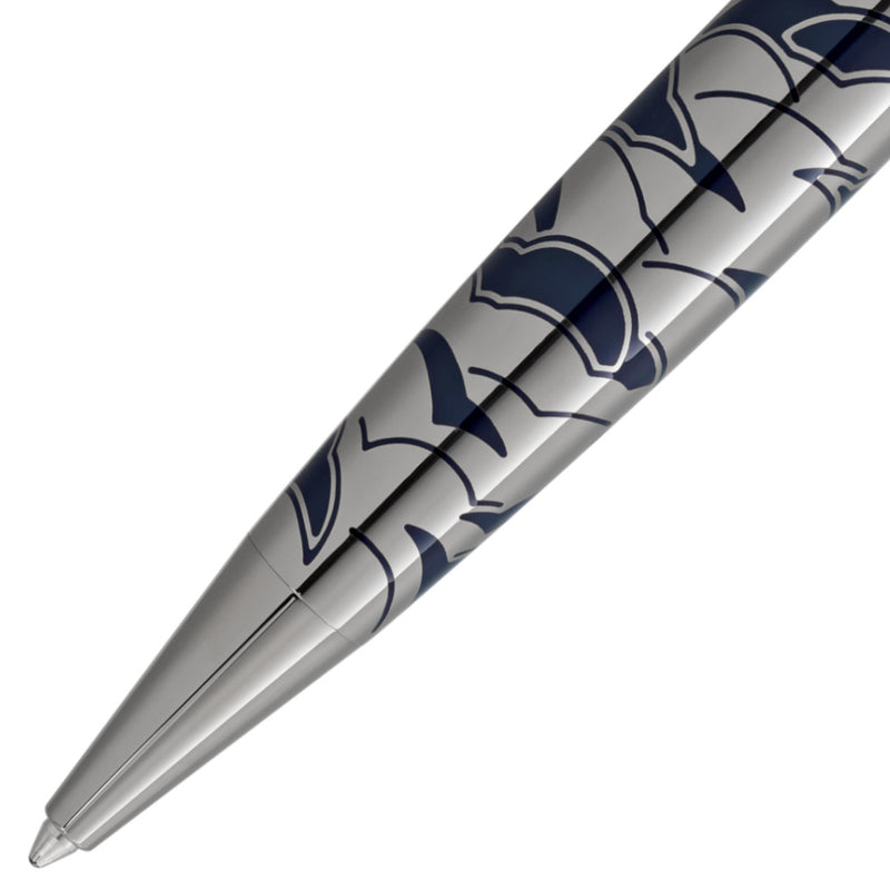 Montblanc, Kugelschreiber, Meisterstück Around The World in 80 Days, Solitaire Midsize, Dunkelblau