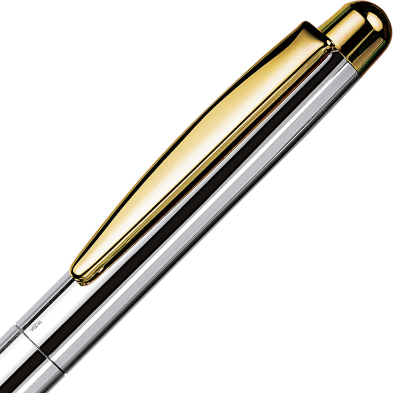OttoHutt, Kugelschreiber, design02, Glanz , Silber Gold