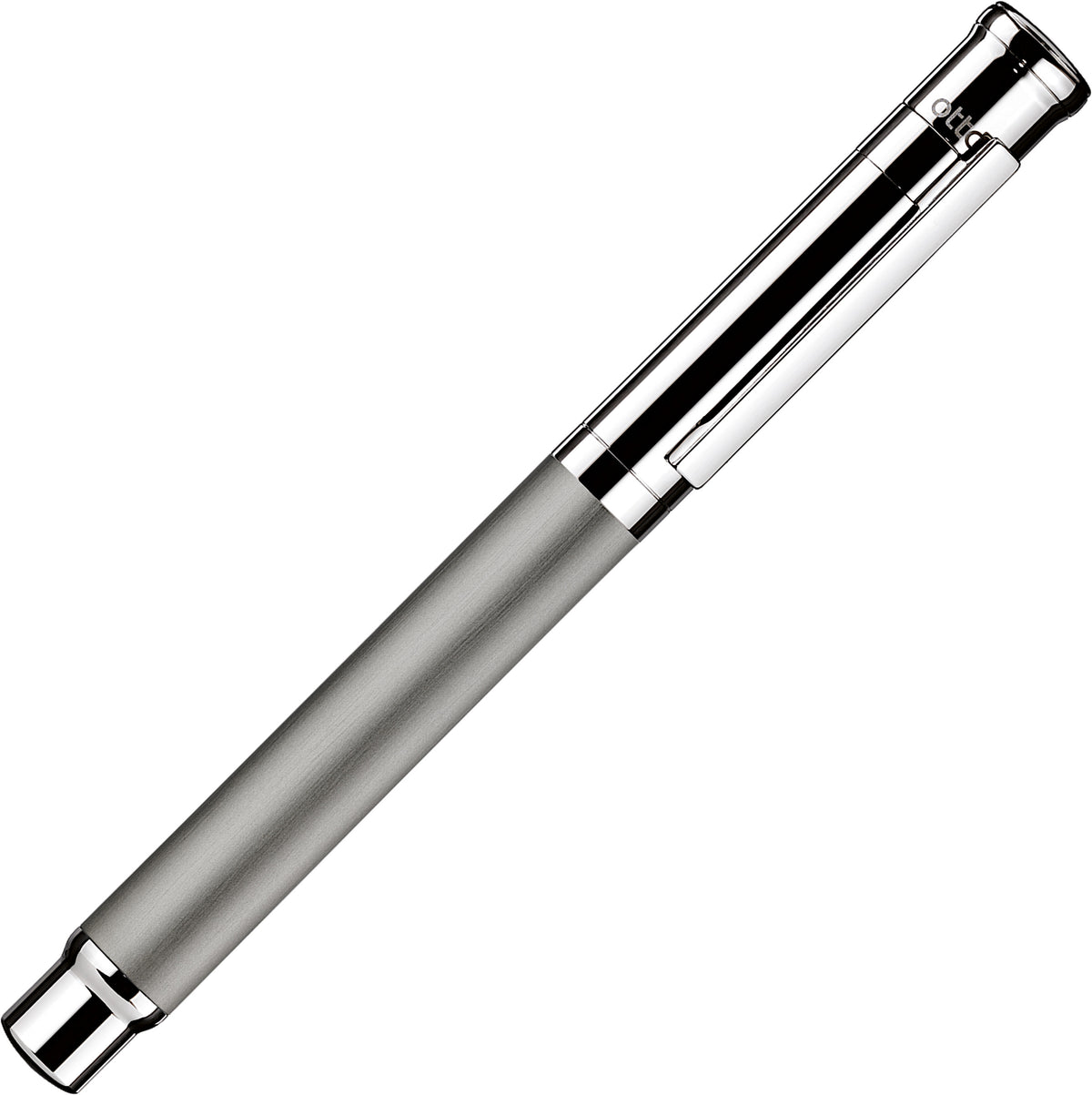 OttoHutt, Füller, design04, Matt Graphite, Grey Platin - Schreib und Stil