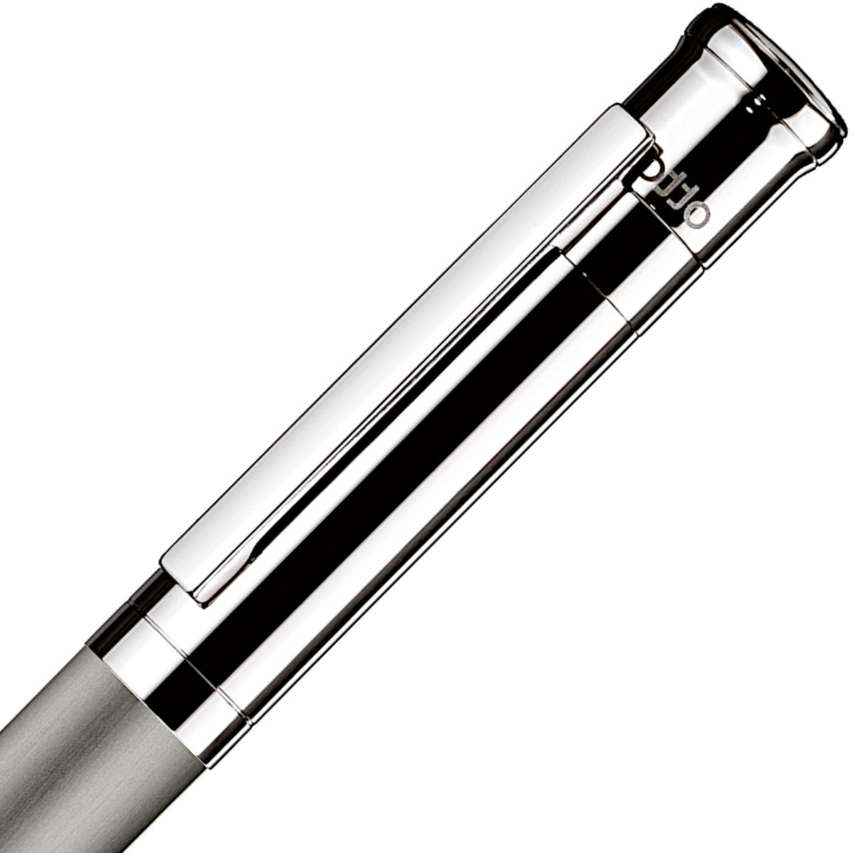 OttoHutt, Füller, design04, Matt Graphite, Grey Platin - Schreib und Stil